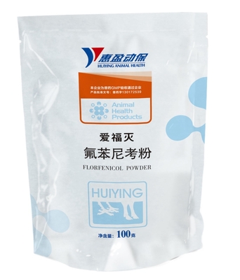 20% ฟลอเฟนิคอล Chicken สัตวแพทย์ Medicine ผง สำหรับ Paratyphoid Pullorum Colibacillosis